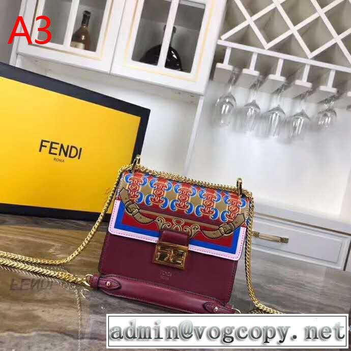 今流行りの最新コレクション 2019春夏は人気定番 フェンディ FENDI 斜め掛けバッグ 4色可選