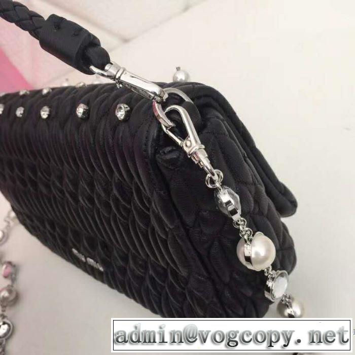 ミュウミュウ MIUMIU ハンドバッグ 4色可選 2019春夏のトレンド新商品 大人カジュアル上手に