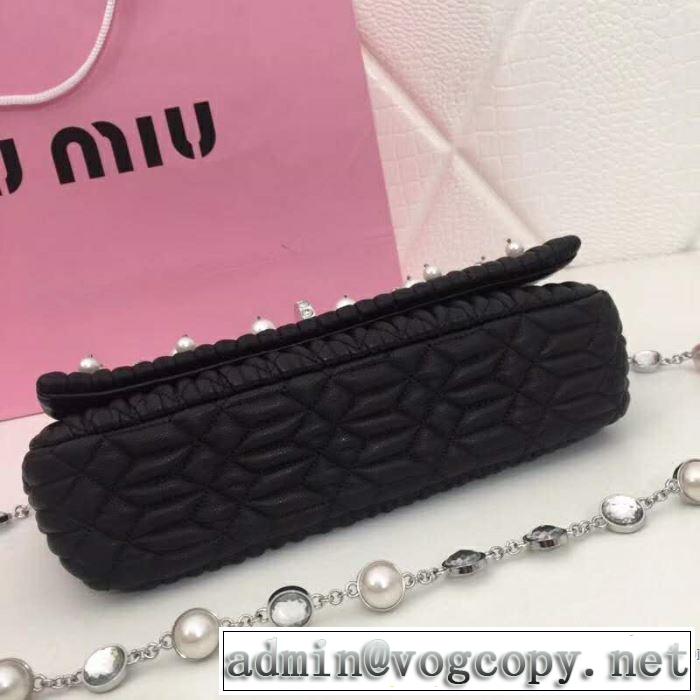 ミュウミュウ MIUMIU ハンドバッグ 4色可選 2019春夏のトレンド新商品 大人カジュアル上手に