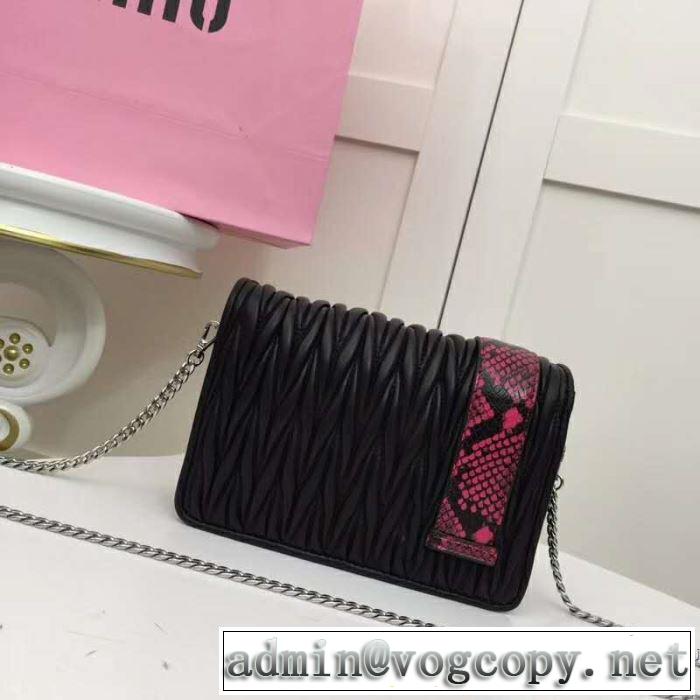 今季は特に注目ファション ミュウミュウ MIUMIU 斜め掛けバッグ 3色可選 2019SSのトレンド商品