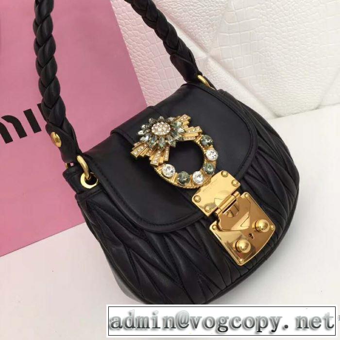 2019年春夏流行ファッション 夏大人気のアイテム ミュウミュウ MIUMIU ハンドバッグ 3色可選