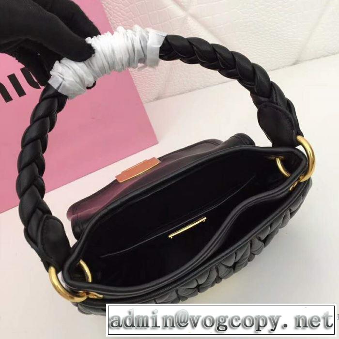 2019年春夏流行ファッション 夏大人気のアイテム ミュウミュウ MIUMIU ハンドバッグ 3色可選