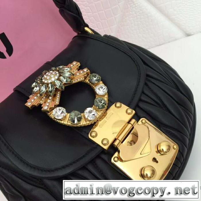 2019年春夏流行ファッション 夏大人気のアイテム ミュウミュウ MIUMIU ハンドバッグ 3色可選