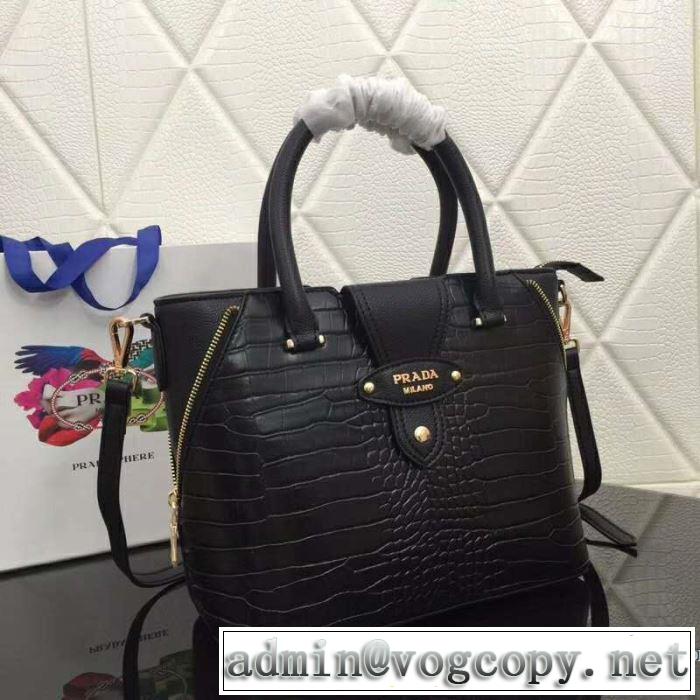 ブランドの話題の新作も！ プラダ PRADA ハンドバッグ 4色可選 《2019年》今、注目のストリート