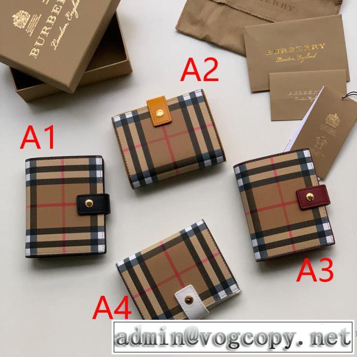 4色可選 財布 オシャレ印象で人気の高い 2019年春夏シーズンの人気  バーバリー BURBERRY
