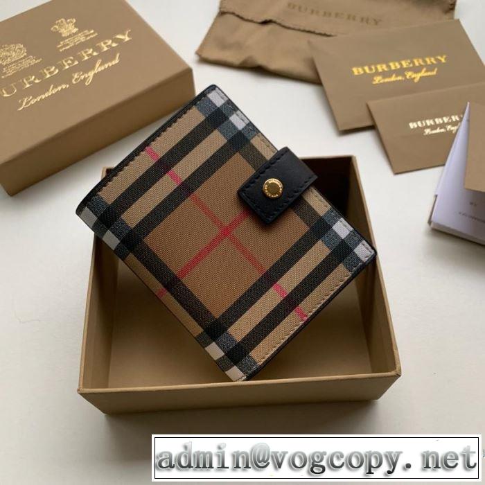 4色可選 財布 オシャレ印象で人気の高い 2019年春夏シーズンの人気  バーバリー BURBERRY