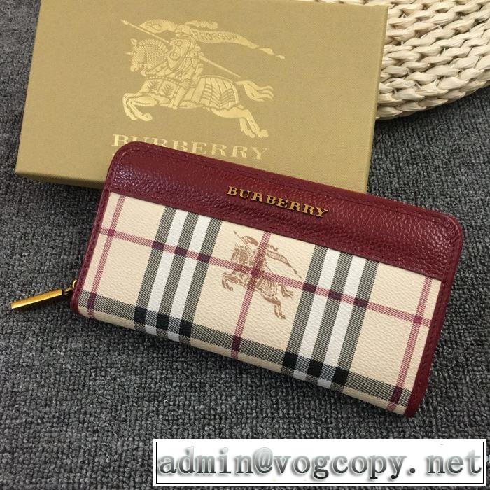 おしゃれな夏ファッション2019 バーバリー BURBERRY 財布 4色可選 暑い季節も大活躍