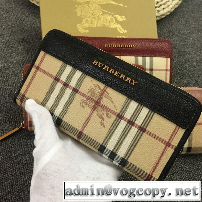 おしゃれな夏ファッション2019 バーバリー BURBERRY 財布 4色可選 暑い季節も大活躍