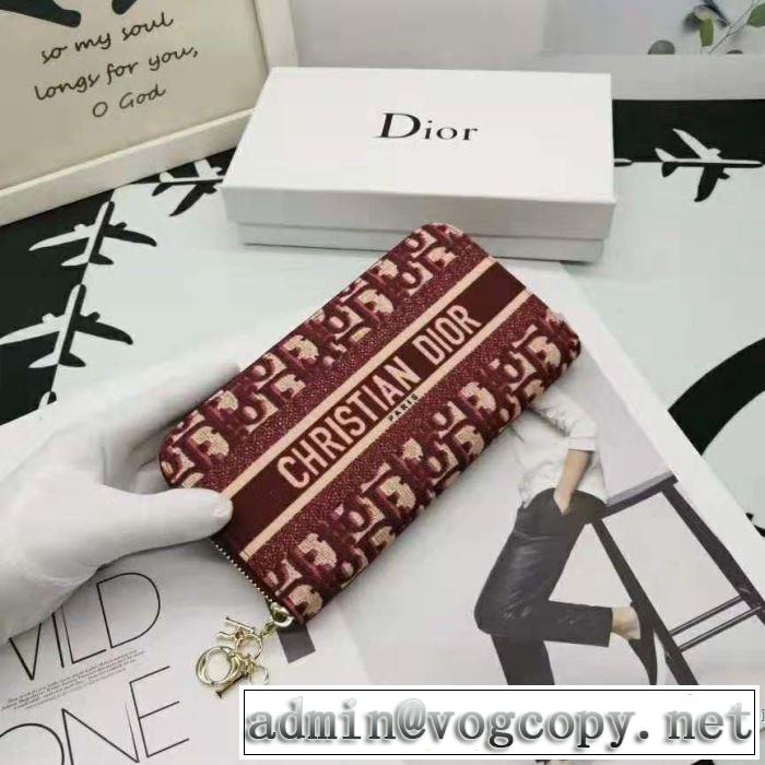 DIOR 注目の秋ファッション一番 ディオール  おしゃれに秋を迎えるために 2色可選 財布/ウォレット 2019秋冬トレンド押さえておきたい