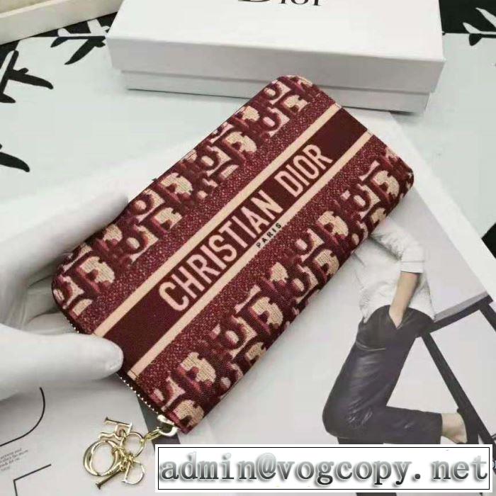 DIOR 注目の秋ファッション一番 ディオール  おしゃれに秋を迎えるために 2色可選 財布/ウォレット 2019秋冬トレンド押さえておきたい