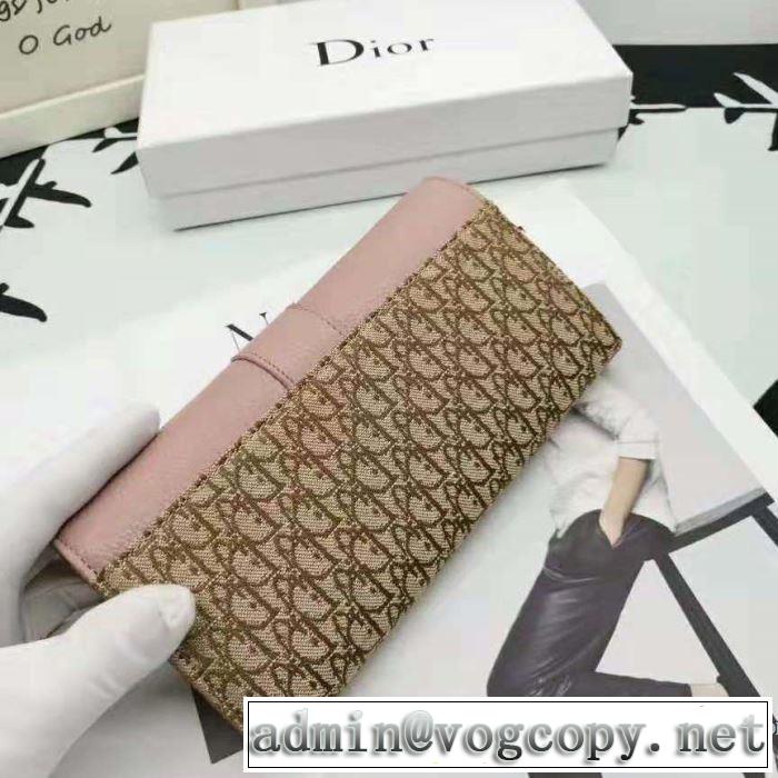 とにかく完璧ブランド新作 ディオール DIOR 秋服コーデ2019年版 3色可選 財布/ウォレット大胆なチェックの人気トレンド