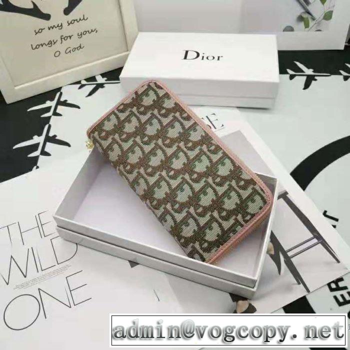 ディオール 秋にはやる最新作を先取り DIOR さわやかに新品おすすめ 3色可選 財布/ウォレット 2019秋冬トレンドアイテム