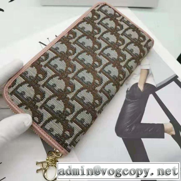 ディオール 秋にはやる最新作を先取り DIOR さわやかに新品おすすめ 3色可選 財布/ウォレット 2019秋冬トレンドアイテム