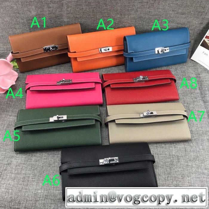 2019春夏のトレンド新商品 今から夏まで活躍する エルメス HERMES 財布 多色可選