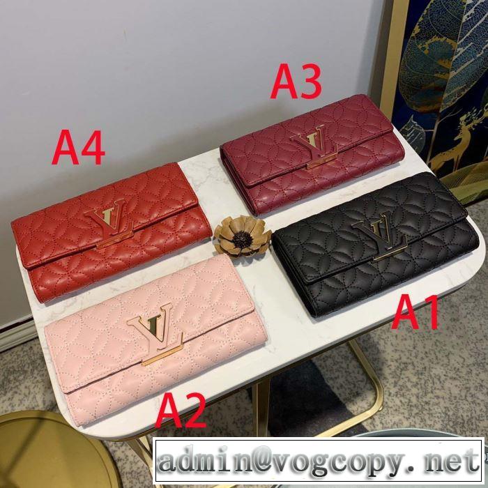 秋服コーデ2019年版 ルイ ヴィトン LOUIS VUITTON 大胆なチェックの人気トレンド 財布/ウォレット 4色可選 秋にはやる最新作を先取り