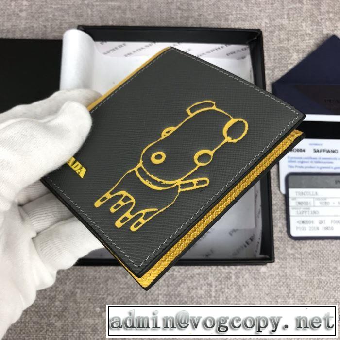 財布/ウォレット 秋冬とれんど新品目立ち プラダ PRADA 2019秋冬最重要アイテム  3色可選 2019秋冬トレンドデザイン