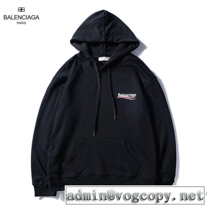 オシャレ印象で人気の高い バレンシアガ BALENCIAGA2019年の夏のマスト  パーカー 2色可選 カジュアルさ