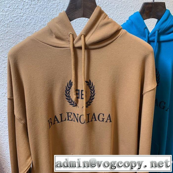 3色可選 バレンシアガ BALENCIAGA きちんと感をプラス  2019年春夏シーズンの人気 パーカー