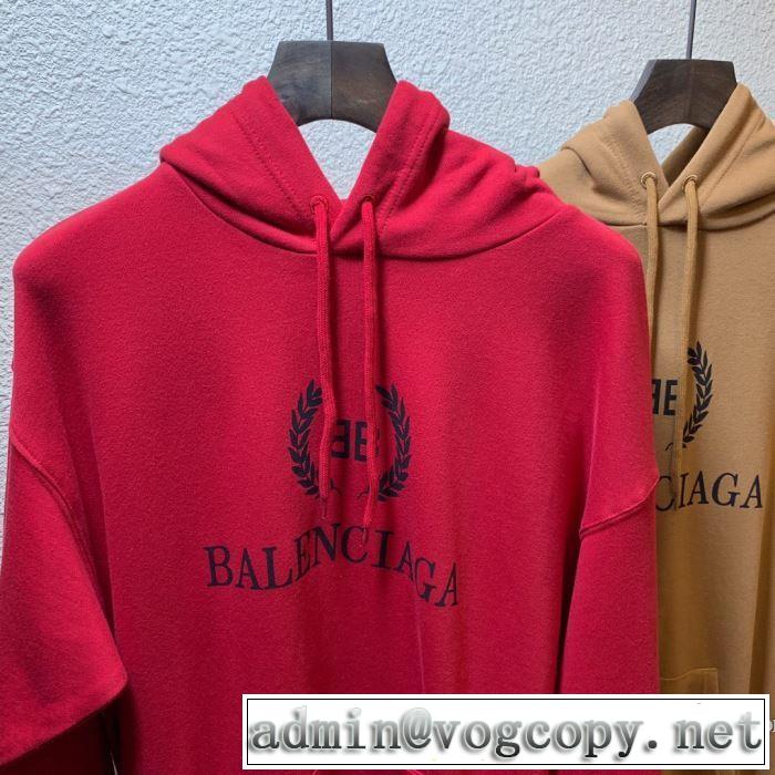 3色可選 バレンシアガ BALENCIAGA きちんと感をプラス  2019年春夏シーズンの人気 パーカー