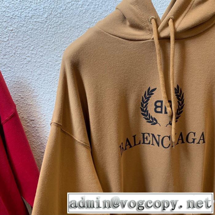 3色可選 バレンシアガ BALENCIAGA きちんと感をプラス  2019年春夏シーズンの人気 パーカー