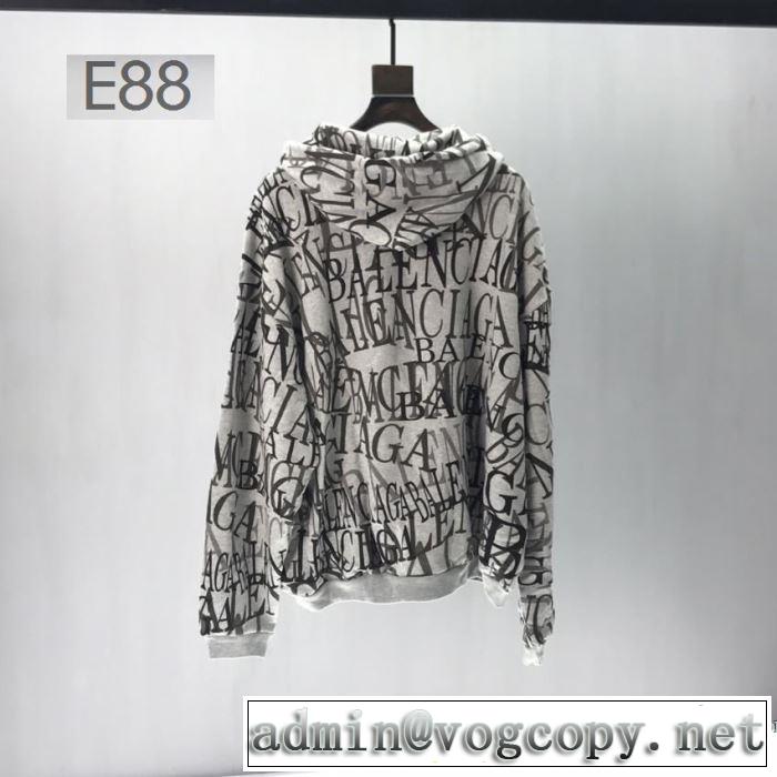 パーカー  スタイリッシュに新着 バレンシアガ スタイルUPして着こなす BALENCIAGA  3色可選 2019年春夏流行ファッション