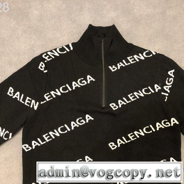 ジップパーカー  バレンシアガ BALENCIAGAリラックス感のあるゆったり 2019春夏の大注目トレンド 大胆なデザイン