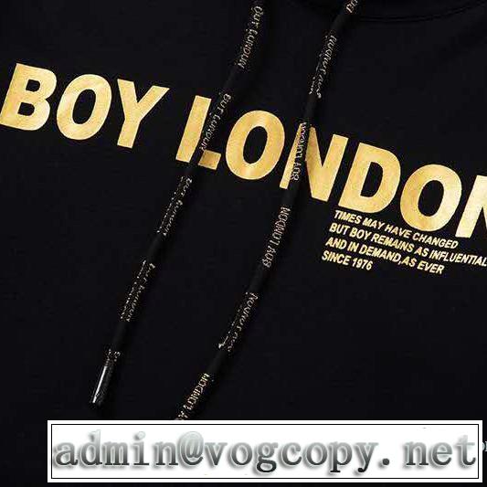 2019夏色っぽさ ボーイロンドン おしゃれデザインも大人気 BOY LONDON パーカー 夏らしい爽やかさ