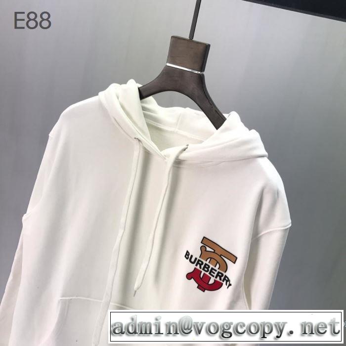 2色可選 主張性もカジュアルさ パーカー  注目度が高まり最新コレクション バーバリー BURBERRY 2019春夏トレンドアイテム