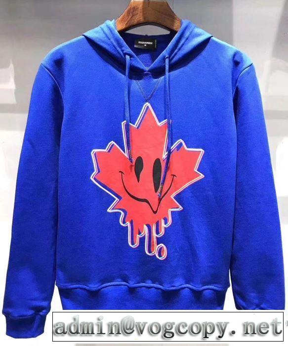 2019年の夏のマスト パーカー ぐっと鮮度がアップ ディースクエアード DSQUARED2 3色可選 さわやか夏スタイル新品