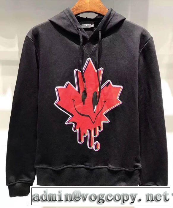 2019年の夏のマスト パーカー ぐっと鮮度がアップ ディースクエアード DSQUARED2 3色可選 さわやか夏スタイル新品