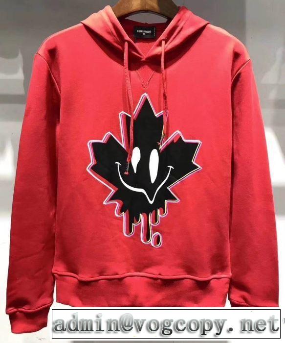 2019年の夏のマスト パーカー ぐっと鮮度がアップ ディースクエアード DSQUARED2 3色可選 さわやか夏スタイル新品