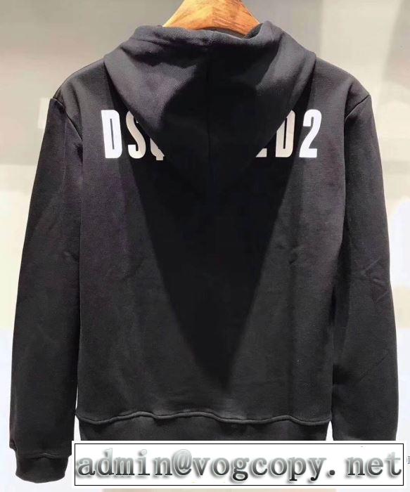 2019年の夏のマスト パーカー ぐっと鮮度がアップ ディースクエアード DSQUARED2 3色可選 さわやか夏スタイル新品