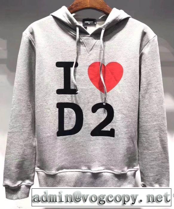 3色可選 デザイン抜群のアイテム パーカー ディースクエアード DSQUARED2 2019年春夏流行ファッション