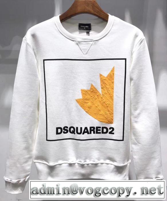 リッチな印象に パーカー リラックススタイルが実現 2色可選 ディースクエアード DSQUARED2 2019年最新ファッション