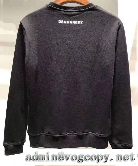 リラックス感のある着こなし パーカー 2019夏ファション新品 ディースクエアード DSQUARED2 春夏のトレンドアイテム 3色可選