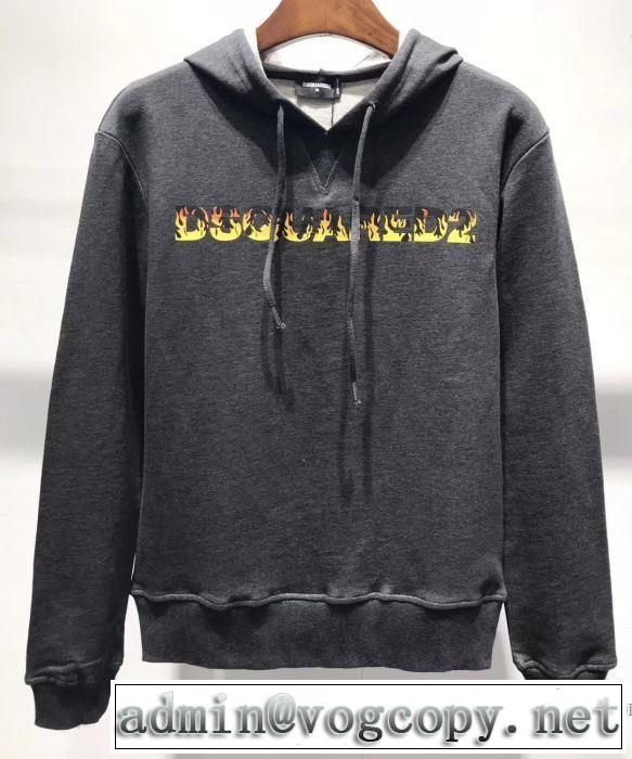 パーカー  春夏に役立つカジュアル ディースクエアード DSQUARED2 2019春夏も引き続きトレンド 3色可選