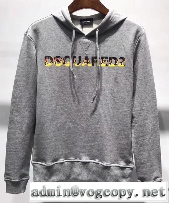 パーカー  春夏に役立つカジュアル ディースクエアード DSQUARED2 2019春夏も引き続きトレンド 3色可選