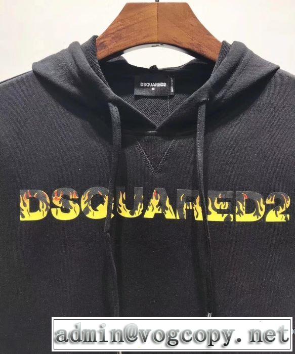 パーカー  春夏に役立つカジュアル ディースクエアード DSQUARED2 2019春夏も引き続きトレンド 3色可選
