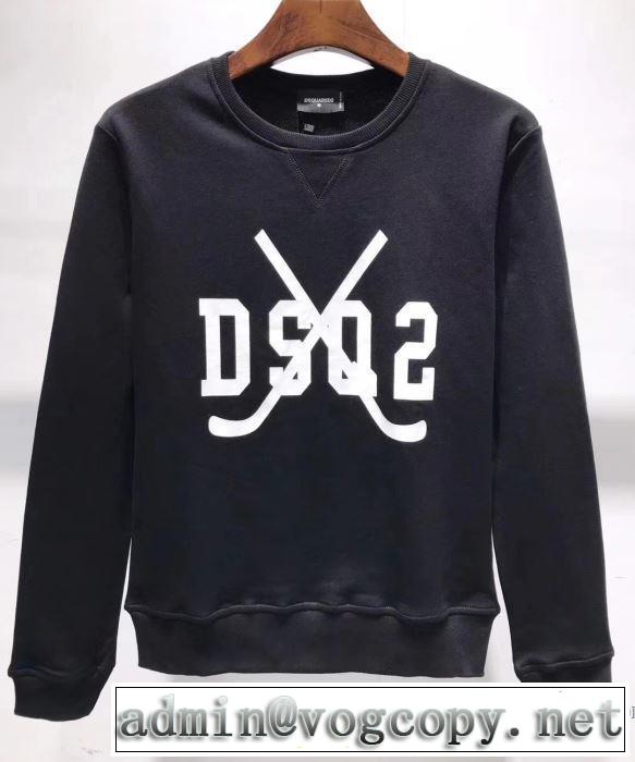 目を引く春夏トップス プルオーバーパーカー  【2019年】夏のファッション  2色可選 ディースクエアード DSQUARED2