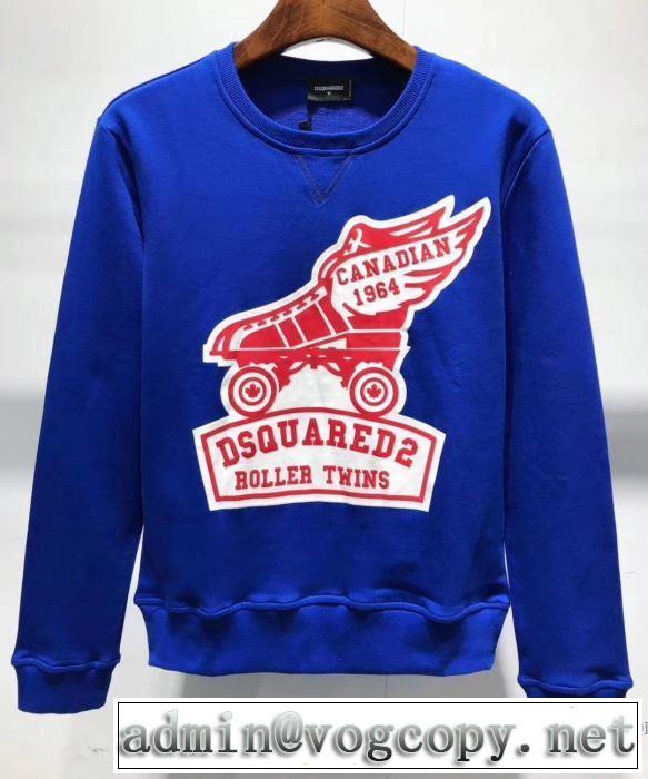 2019SSのトレンド商品  ディースクエアード DSQUARED2爽やかな色合い  2色可選 プルオーバーパーカー 夏キレ味をプラス