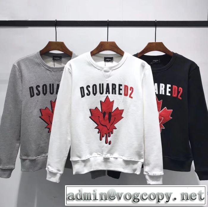 特に夏は人気アイテム   ディースクエアード DSQUARED2 2019SSのトレンド商品 プルオーバーパーカー  3色可選 上品な印象に格上げ
