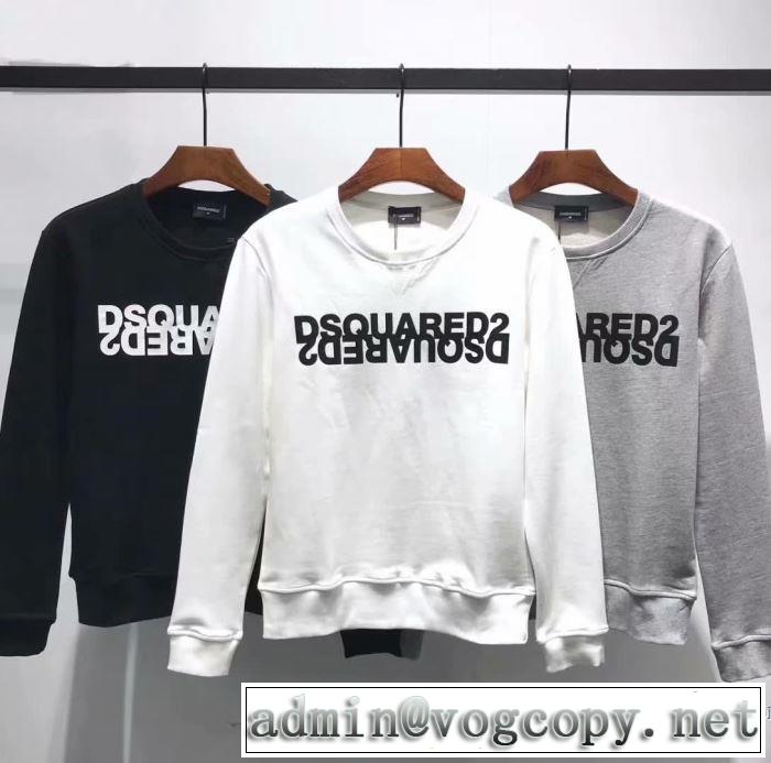 3色可選   ディースクエアード 2019春夏人気トレンドアイテム  DSQUARED2 プルオーバーパーカー オシャレ印象で人気の高い 