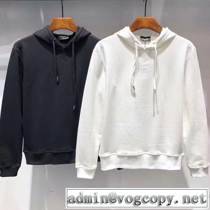 2019年の夏のマスト パーカー  ディースクエアード ぐっと鮮度がアップ DSQUARED2 2色可選 夏らしい抜け感を演出し