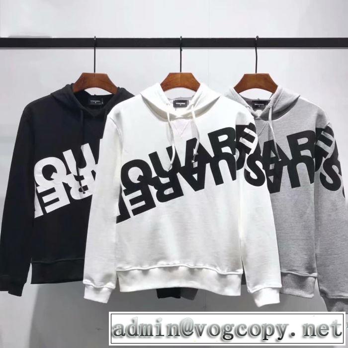 ぜひ今年のトレンドをチェック  パーカー  ディースクエアード 3色可選 DSQUARED2 2019年春夏シーズンの人気