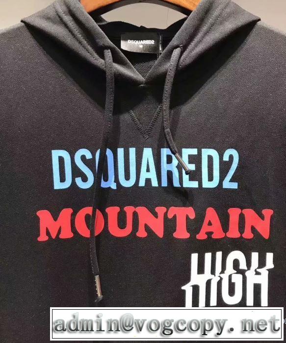 デザイン抜群のアイテム 3色可選  ディースクエアード DSQUARED2 2019年春夏流行ファッション  パーカー