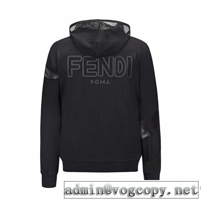 2019年最新ファッション リラックス感のあるゆったり フェンディ FENDI スタイルアップ効果 パーカー