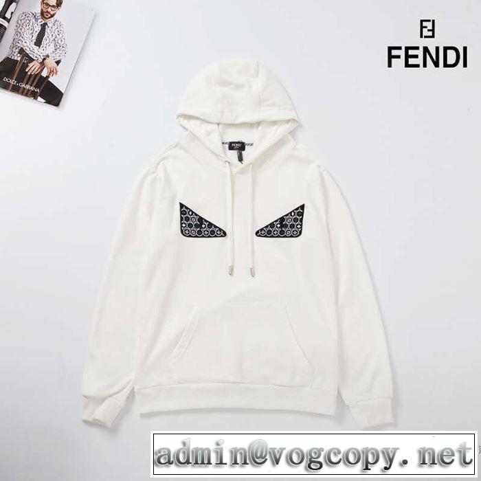 パーカー 【2019春夏】最新コレクション フェンディ 夏キレ味をプラス FENDI 人気ストリートブランド新品