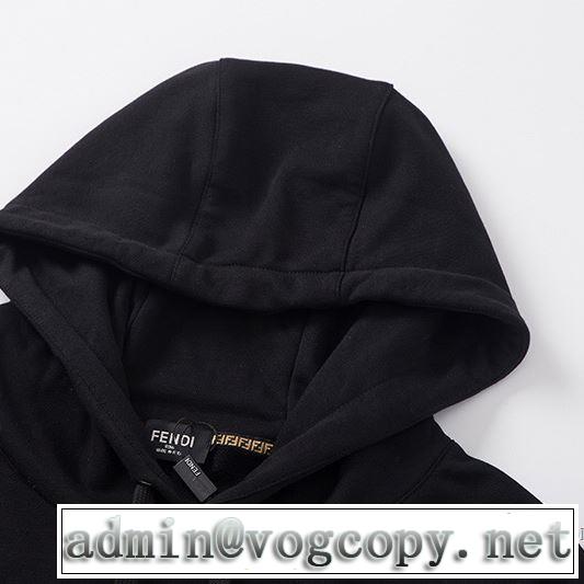 《2019年》今、注目のストリート 派手にはなりすぎず フェンディ FENDI パーカー  特に夏は人気アイテム
