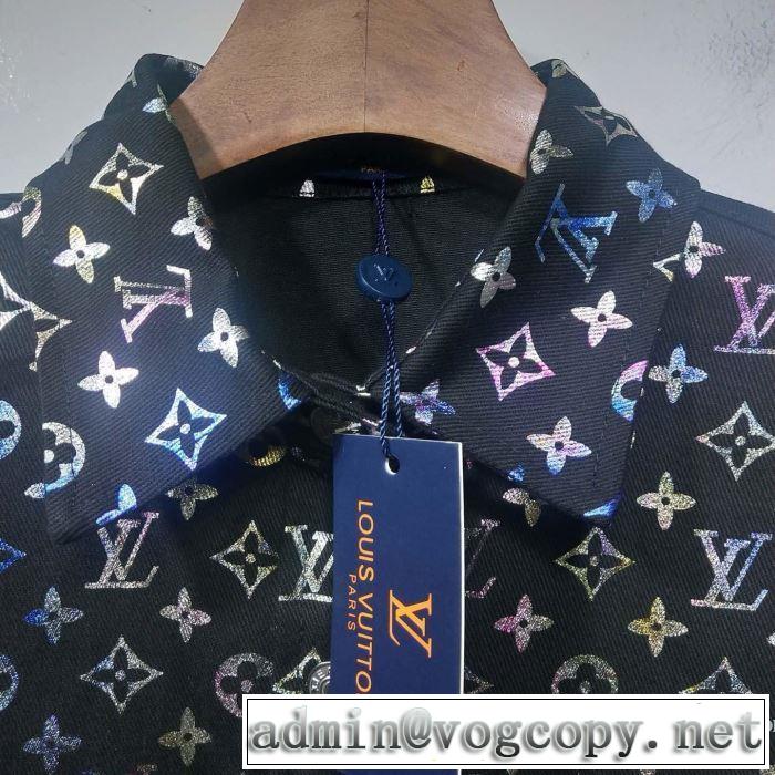 きちんと感が抜群 ルイ ヴィトン LOUIS VUITTON 2019年の夏のマスト  2色可選   ボタンパーカー