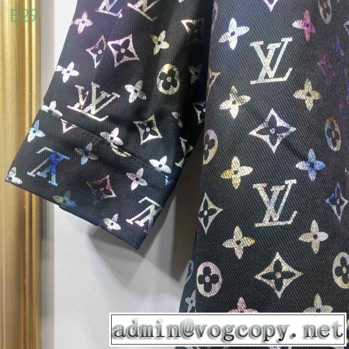 きちんと感が抜群 ルイ ヴィトン LOUIS VUITTON 2019年の夏のマスト  2色可選   ボタンパーカー